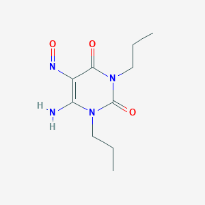 molecular formula C10H16N4O3 B014046 6-Amino-1,3-dipropyl-5-nitrosouracil CAS No. 81250-33-1