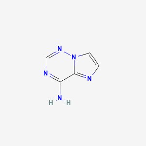 molecular formula C5H5N5 B1404620 Imidazo[2,1-f][1,2,4]triazin-4-amine CAS No. 1363383-00-9
