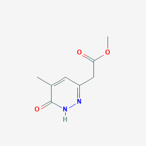 Methyl 2-(5-methyl-6-oxo-1,6-dihydropyridazin-3-yl)acetate