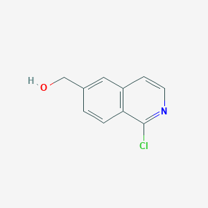 molecular formula C10H8ClNO B1404641 (1-Chloroisoquinolin-6-yl)methanol CAS No. 1820640-22-9