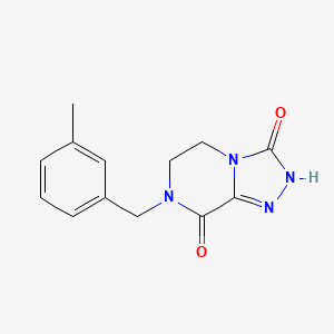 7-(3-methylbenzyl)-6,7-dihydro[1,2,4]triazolo[4,3-a]pyrazine-3,8(2H,5H)-dione