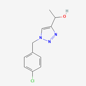1-{1-[(4-chlorophenyl)methyl]-1H-1,2,3-triazol-4-yl}ethan-1-ol