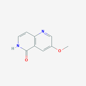 molecular formula C9H8N2O2 B1404654 3-Methoxy-1,6-naphthyridin-5(6H)-one CAS No. 1393553-06-4