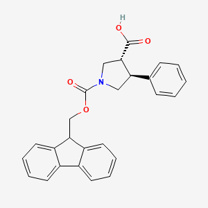 Racemic Fmoc-trans-4-phenyl-pyrrolidine-3-carboxylic acid