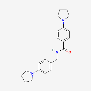 N-(4-Pyrrolidinobenzyl) 4-pyrrolidinobenzamide