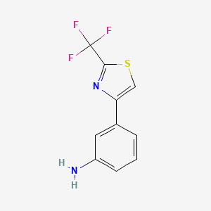 3-(2-Trifluoromethyl-thiazol-4-yl)-phenylamine