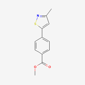 Methyl 4-(3-methyl-1,2-thiazol-5-yl)benzoate