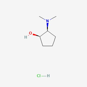molecular formula C7H16ClNO B14046870 cis-2-(Dimethylamino)cyclopentan-1-OL hcl 