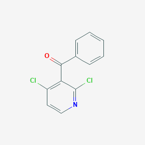 molecular formula C12H7Cl2NO B140469 (2,4-二氯吡啶-3-基)(苯基)甲酮 CAS No. 134031-25-7
