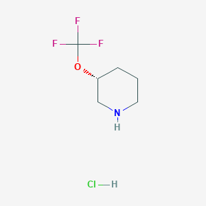 molecular formula C6H11ClF3NO B14046940 (3R)-3-(Trifluoromethoxy)piperidine hcl 