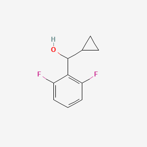 molecular formula C10H10F2O B14047082 Cyclopropyl(2,6-difluorophenyl)methanol 