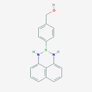 molecular formula C17H15BN2O B1404713 (4-{2,4-Diaza-3-boratricyclo[7.3.1.0^{5,13}]trideca-1(13),5,7,9,11-pentaen-3-yl}phenyl)methanol CAS No. 1072960-84-9