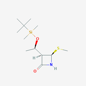 (3R,4R)-3-((R)-1-((tert-Butyldimethylsilyl)oxy)ethyl)-4-(methylthio)azetidin-2-one