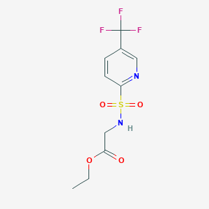 (5-Trifluoromethyl-pyridine-2-sulfonylamino)-acetic acid ethyl ester