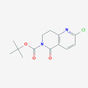 2-chloro-7,8-dihydro-5-oxo-1,6-Naphthyridine-6(5H)-carboxylic acid 1,1-dimethylethyl ester