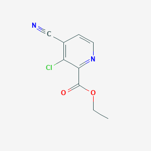 B1404726 Ethyl 3-chloro-4-cyanopyridine-2-carboxylate CAS No. 1616500-66-3