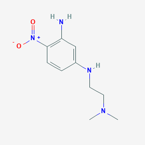 1-N-[2-(dimethylamino)ethyl]-4-nitrobenzene-1,3-diamine