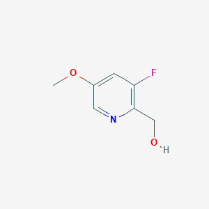 molecular formula C7H8FNO2 B1404729 (3-Fluoro-5-methoxypyridin-2-yl)methanol CAS No. 1227581-08-9