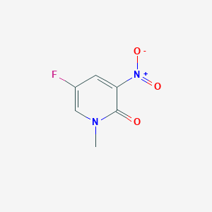 molecular formula C6H5FN2O3 B1404731 5-Fluoro-1-methyl-3-nitropyridin-2(1H)-one CAS No. 1616526-85-2