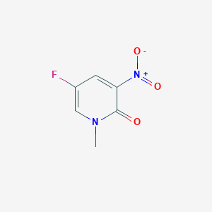 5-Fluoro-1-methyl-3-nitropyridin-2(1H)-one