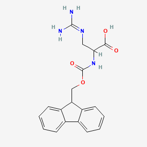 3-(Diaminomethylideneamino)-2-(9H-fluoren-9-ylmethoxycarbonylamino)propanoic acid