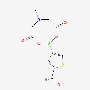 4-(6-Methyl-4,8-dioxo-1,3,6,2-dioxazaborocan-2-yl)thiophene-2-carbaldehyde