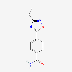 4-(3-Ethyl-1,2,4-oxadiazol-5-yl)benzamide