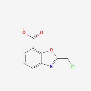 Methyl 2-(chloromethyl)-1,3-benzoxazole-7-carboxylate