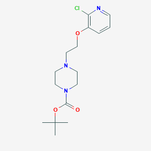 tert-Butyl 4-{2-[(2-chloropyridin-3-yl)oxy]ethyl}piperazine-1-carboxylate