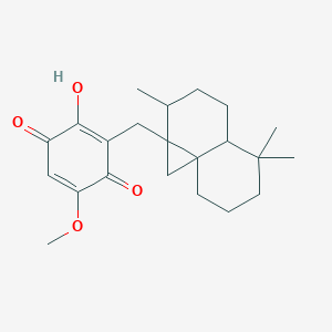 molecular formula C22H30O4 B140475 Dictyoceratidaquinone CAS No. 127506-68-7