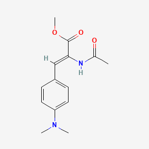molecular formula C14H18N2O3 B1404752 methyl (2Z)-3-[4-(dimethylamino)phenyl]-2-acetamidoprop-2-enoate CAS No. 944261-89-6