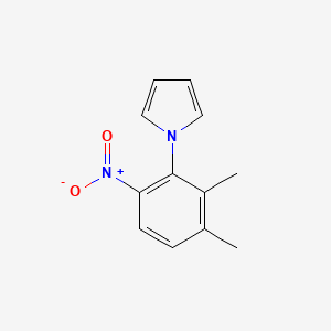 molecular formula C12H12N2O2 B1404757 1-(2,3-二甲基-6-硝基苯基)-1H-吡咯 CAS No. 1427460-84-1