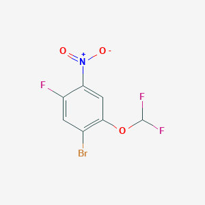 1-Bromo-2-difluoromethoxy-5-fluoro-4-nitrobenzene