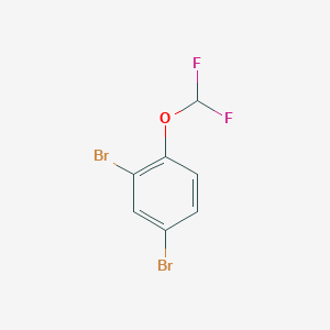 molecular formula C7H4Br2F2O B1404770 2,4-二溴-1-(二氟甲氧基)苯 CAS No. 1417567-95-3