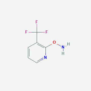 molecular formula C6H5F3N2O B1404771 O-[3-(trifluoromethyl)pyridin-2-yl]hydroxylamine CAS No. 1519137-73-5