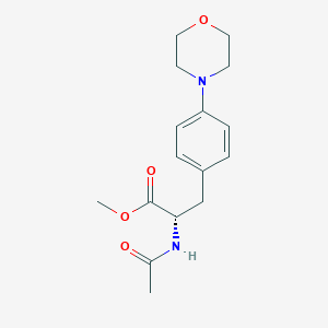 molecular formula C16H22N2O4 B1404772 methyl (2S)-2-acetamido-3-(4-morpholin-4-ylphenyl)propanoate CAS No. 1616506-48-9