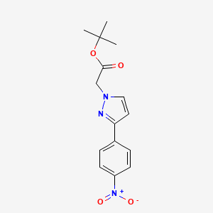 [3-(4-Nitro-phenyl)-pyrazol-1-yl]-acetic acid tert-butyl ester