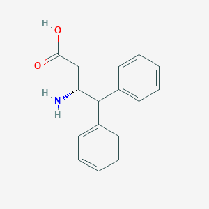 molecular formula C16H17NO2 B14047797 (R)-3-Amino-4,4-diphenylbutanoic acid 