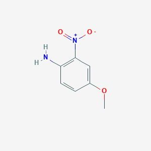 molecular formula C7H8N2O3 B140478 4-甲氧基-2-硝基苯胺 CAS No. 96-96-8