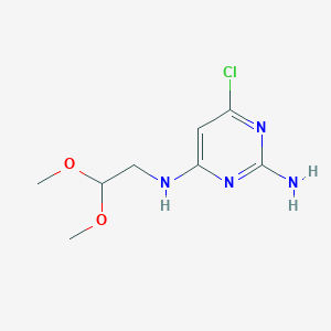 6-Chloro-N4-(2,2-dimethoxyethyl)pyrimidine-2,4-diamine