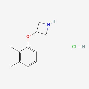molecular formula C11H16ClNO B1404787 3-(2,3-Dimethylphenoxy)azetidine hydrochloride CAS No. 1427460-29-4