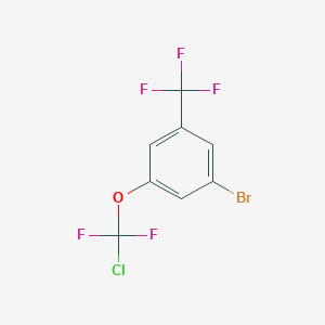 1-Bromo-3-[chloro(difluoro)methoxy]-5-(trifluoromethyl)benzene