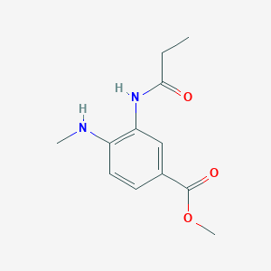 Methyl 4-(methylamino)-3-propanamidobenzoate