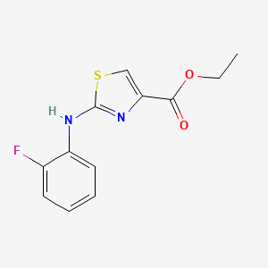 Ethyl 2-[(2-fluorophenyl)amino]-1,3-thiazole-4-carboxylate