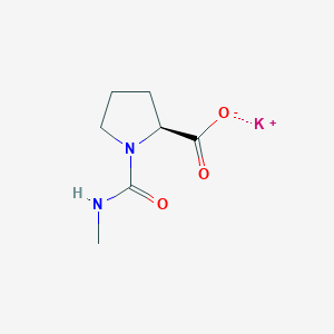 potassium (2S)-1-(methylcarbamoyl)pyrrolidine-2-carboxylate
