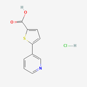 5-(Pyridin-3-yl)thiophene-2-carboxylic acid hydrochloride