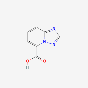 molecular formula C7H5N3O2 B1404824 [1,2,4]Triazolo[1,5-A]pyridine-5-carboxylic acid CAS No. 1234616-38-6