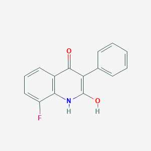 8-fluoro-4-hydroxy-3-phenylquinolin-2(1H)-one
