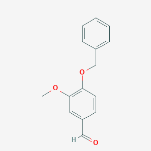 molecular formula C15H14O3 B140485 4-Benzyloxy-3-methoxybenzaldehyde CAS No. 2426-87-1