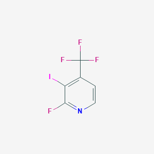 molecular formula C6H2F4IN B1404853 2-氟-3-碘-4-(三氟甲基)吡啶 CAS No. 1227595-15-4